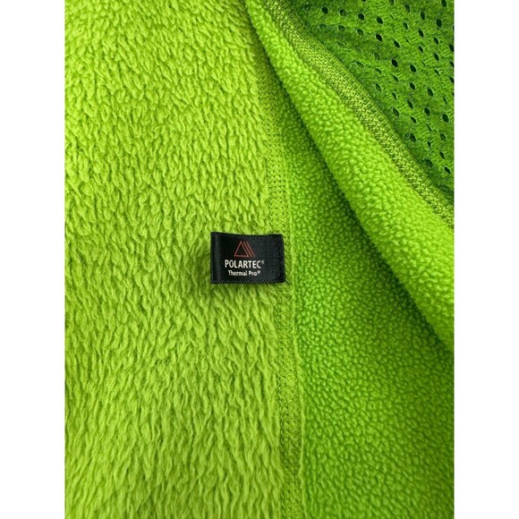 Patagonia R2 Fleece Jacket Bright Neon Green Full Zip Polartec Womens Medium - Picture 12 of 13